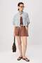 Brown Sports Relaxed Fit Elasticated Short Shorts & Bermuda Twoss26Sr00280 - 2