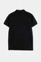 Siyah Regular Esnek Nefes Alan Kumaş Dokulu Örme Polo Yaka T-shirt TMNSS26PO00053 - 6