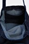 Dark Blue Denim Slogan Printed Women's Maxi Shoulder Bag Takss26Oc00118 - 7