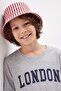 Gray Girl's Printed Knitted T-Shirt Tkdss26Ts00098 - 2