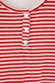 Kırmızı Çizgili Askılı Beli Lastikli Örme Büyük Beden Pijama Takımı TBBAW27AI00042 - 5