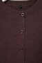 Wardrobe Essentials Kahverengi Bisiklet Yaka Yumuşak Basic Triko Hırka TWOAW27HI00101 - 6
