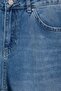 Premium Koyu Mavi %100 Pamuk Yüksek Bel Ekstra Wide Leg Jeans TWOAW27JE00074 - 8