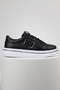 Inside and Outside Genuine Leather Men's Shoes, Black Color, Buckle Detail, Orthopedic Sole