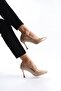 Harper Nude Color Crocodile Patent Leather Women's Stiletto - 4