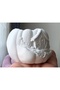 9cm Home Decorated Pumpkin Flower Pot, Pumpkin Candle Holder Silicone Mold K-1566, Stone Powder Cement Plaster Mold - 3