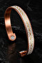 Magnetic Pure Copper Bracelet Adjustable Magnet Model Men's Women's Copper Bracelet with Pattern
