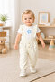 Baby Girl & Kids Linen Fabric Sapolet Set - 3