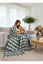 Blanket Single Green-White 150*200 cm Valentine's Day Gift - 3