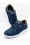 Blue - Comfortable and Lightweight Linen Men's Sports Shoes with Orthopedic Soles - 5