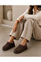 Women's Mini Suede Sheepskin High Thick Sole Winter Boots - 6
