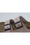 Blush Candy Pink Double Buckle Stitched Women's Slippers - 4