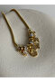 Gold Color Zircon Stone Butterfly Figured Charm Bracelet - 4