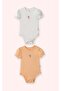Baby Girl Nostalgıc Dream 2Li Body Gkpn0136 Ecru