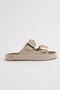 Goldy Women's Double Buckle Adjustable Comfortable Sole Daily Slippers - 6