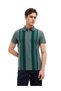 Men's T-shirt with polo style, breathable cotton fabric, comfy fit, ideal for casual or smart look.