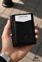 Original Men's Automatic Mechanism Card Holder with Special Box, Rfid Protected, Anti-Theft, Aluminum Slide, Stylish Wallet with Gift Box for Lover, Spouse, Friend, Father, with Card Holder & Money Compartment. - 2
