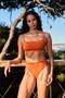 Paula Bikini Top - Orange