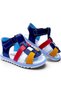 Orthopedic Men's First Step Baby and Children's Sandals Convertible S. Gcmcbr2415 Navy Blue Red Yellow - 6