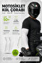 Arm Socks Sun Protection Motorcycle Cycling Arm Socks Oversleeves White - 2