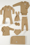 Coconut 8 Piece Baby Hospital Discharge Set Organic Cotton Newborn Set