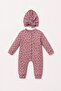 Baby Romper with Button Closure Hat