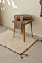 سجادة حمام فردية من الخيزران من فينا، مقاس 60×100 سم، لون بيج فاتح - 2