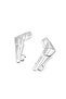Cartilage earrings - silver
