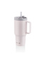 Freedom 1 Liter Pink Glass Thermos with Straw A5577-1 - 2