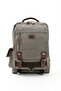 Eba-6235 Canvas (Cotton) Backpack with Laptop Compartment Camping Travel School Bag Gray - 5
