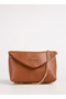 Tan Women's Leather Crossbody Bag Carbyn01 Flt