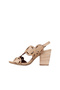 Mink Leather Women's Heeled Sandals 01Wq2902 - 3