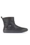 Black Leather Women's Flat Boots 01Wd2601