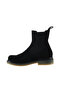 Black Suede Women's Flat Boots 01Wt3101 - 3