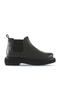 Gray Leather Women's Flat Boots 01Wt0502
