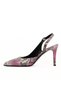Pink Snake Women's Heeled Shoes 33Wg7669 - 3