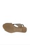 Green Leather Women's Wedge Heeled Sandals 01We4004 - 5
