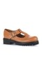Tan Dark Leather Women's Classic Shoes 01Wd0200 - 2