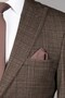 Brown combination dress - 3