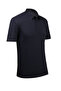 Men's Shirt Collar Cotton Mercerized Buttoned Pocket Navy Blue T-Shirt Classic Fit - 4910 - 3