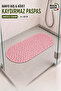 Bathroom Shower & Bathtub Anti-Slip Mat - Pink Suction Cup Design 34 X 68 cm M-130