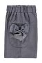 Pocketed Bowknot Shorts for 6-18 Months - Gray - 2