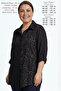 Women's Plus Size Spring Summer Anti-Sweat Viscose Cotton Mom Shirt - Adjustable Long Sleeve Flowy Blouse Linen Textured High Quality
