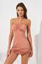 ملابس سباحة جيرسي ناعمة بدون حمالات برونزية231128 - 3