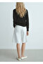 V-Neck Sweater with Scarf - 4