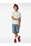 Cotton Crew Neck Short Sleeve Oversize T-Shirt - 2