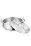 Essentials 32cm 8.4L Tri-Ply Stainless Steel Deep Handi Pot with Lid Induction Gas