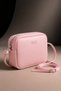 Original Women's Mini Urban Cross Shoulder Bag Soft Textured Luxury Leather Adjustable Strap Ultra Light Gift for Lover Friend Mom Small Size Daily Use Shoulder Bag |   15X20X5 cm - Pink - 3