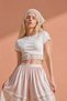 Women's Mesh Knitted Bandana Perforated Knitwear Hair Bandana - 5