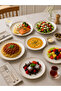 Retro Gourmet Flat Plate 30 cm Set of 6